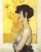 Isaac Israels Woman before oil painting